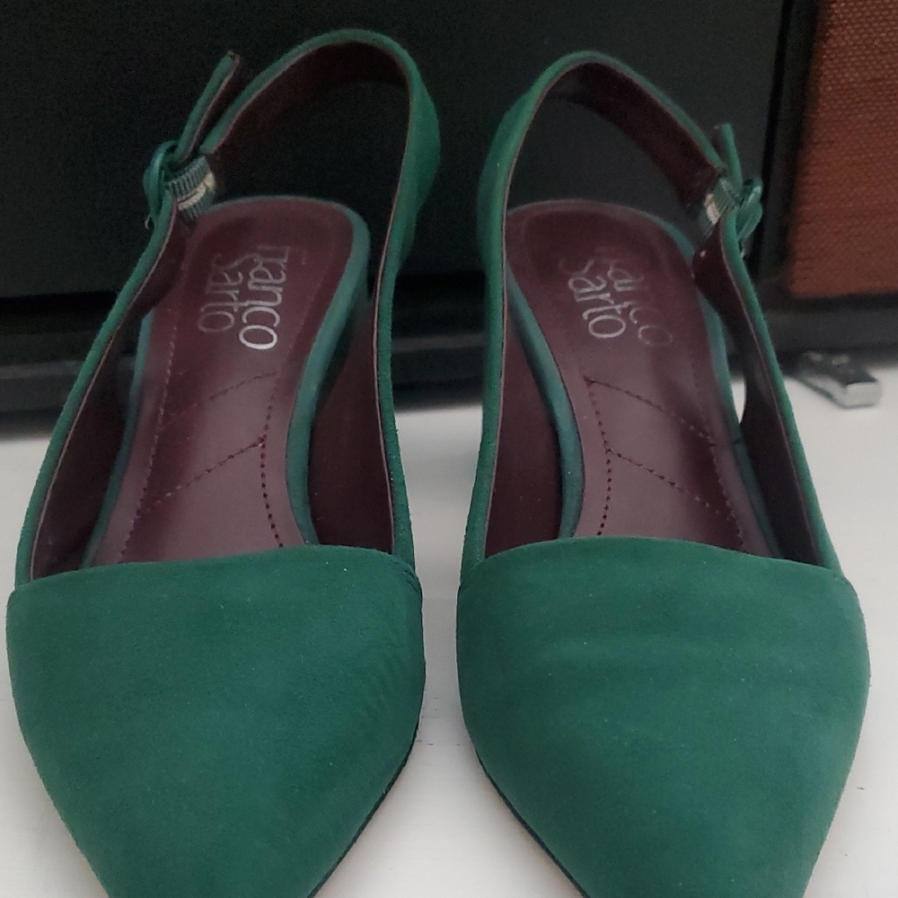 Franco Sarto Green Heeled Elegance